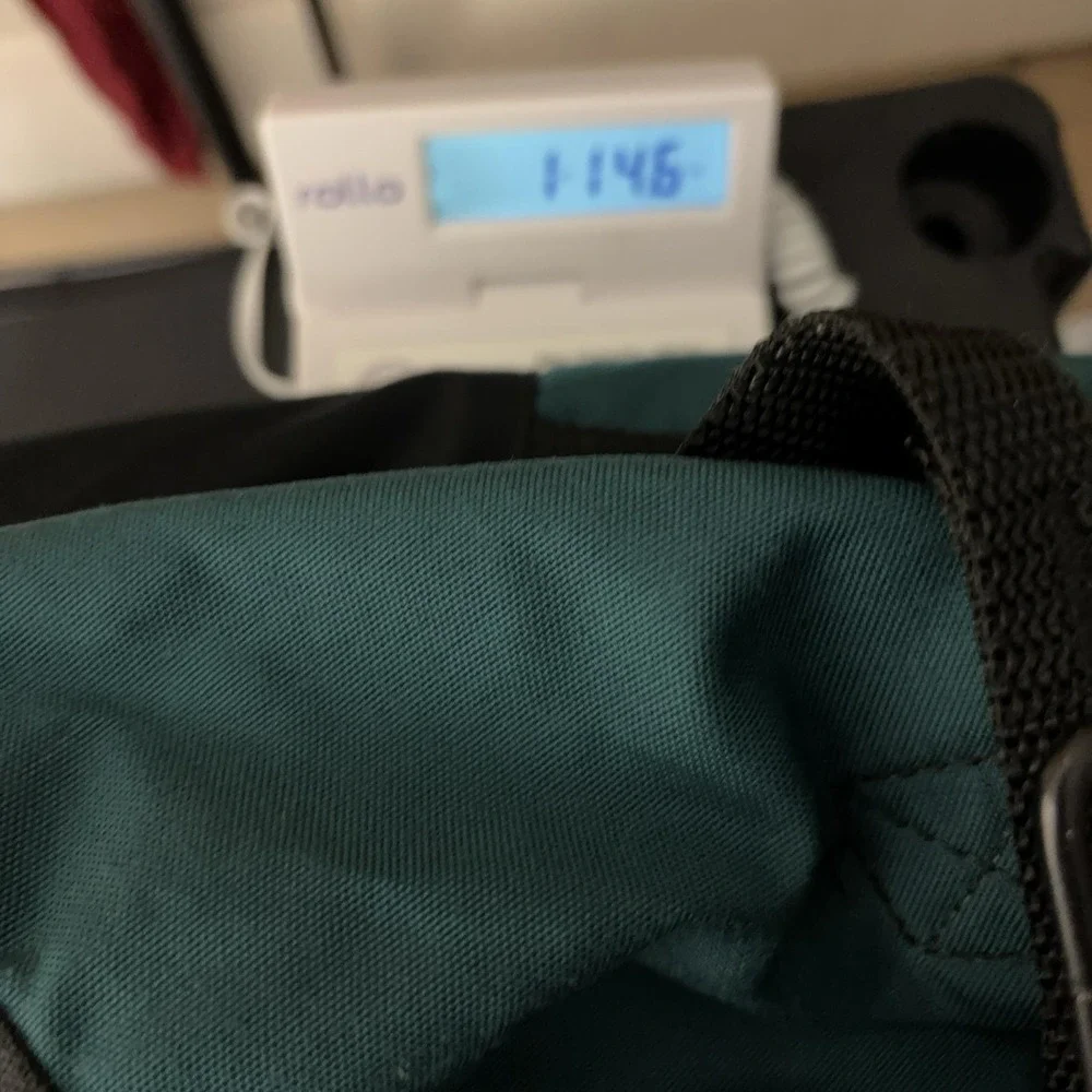 Vintage L.L. Beach Adventure Duffle Bag Green Black Nylon Travel Gym USA 90s